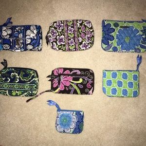 vera bradley wallet, clutch, purse, cosmetic bag